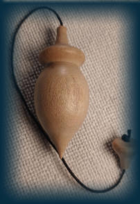 Pendule de radiesthésie en bois de hêtre