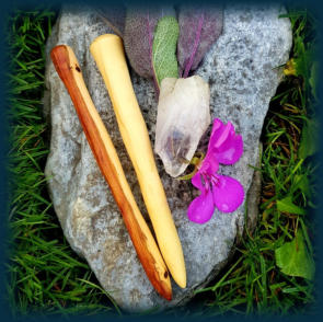 Stylets - Bâtons de massage en bois d'aubépine et de buis